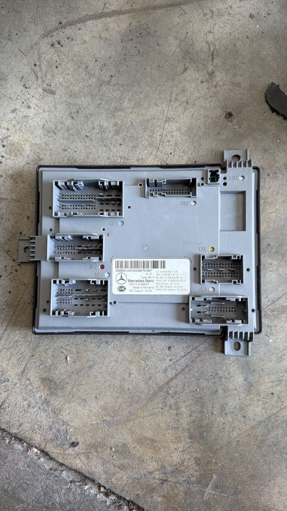 Mercedes C Serisi BCM A206 W206 GLC 254 2,0  Kontrol  Ünitesi A2069001124