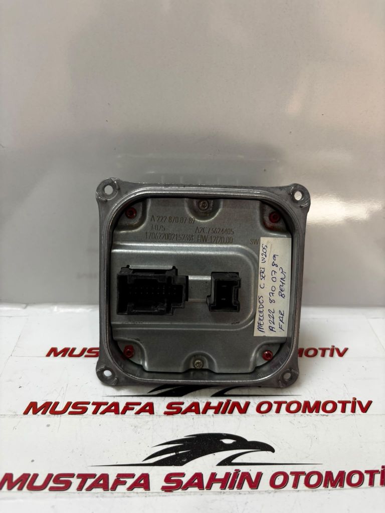 Mercedes S Serisi A222 W222 A213 W213  Far Beyni A2228700789