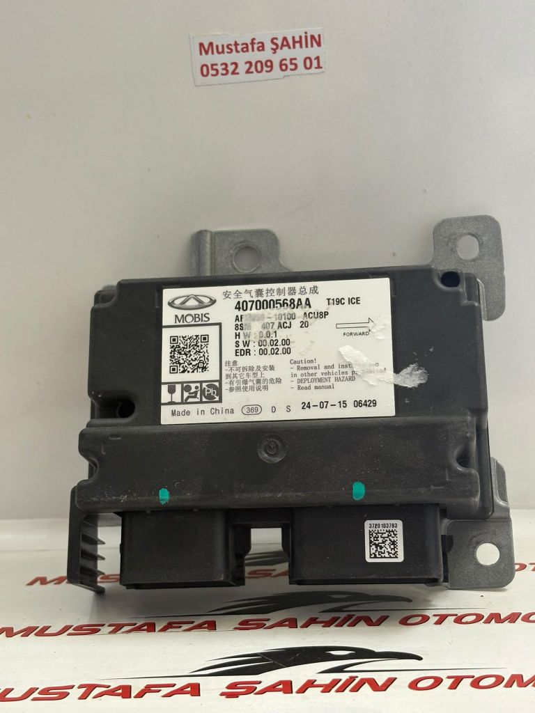 Chery Tiggo 7-8 pro max OMODA 5 PRO  Airbag Beyni 407000568AA