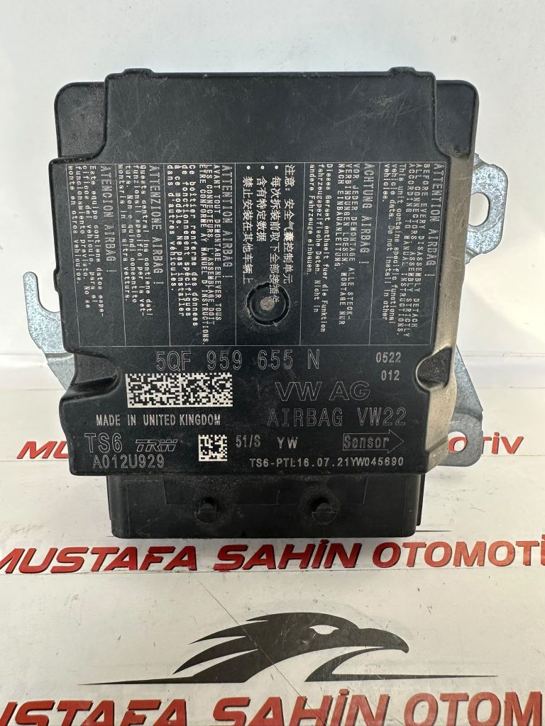Seat ibiza Volkswagen  SKODA  AUDİ  Airbag Beyni 5QF959655N