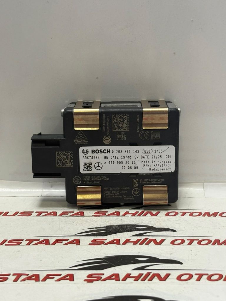 Mercedes CLA Serisi W253 W118  W177  Radar Beyni A0009052616