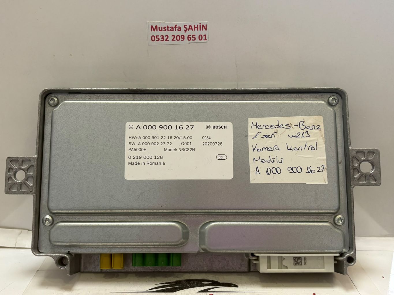 Mercedes E Serisi W213 E63, E53, E450  Kamera Kontrol Ünitesi A0009001627