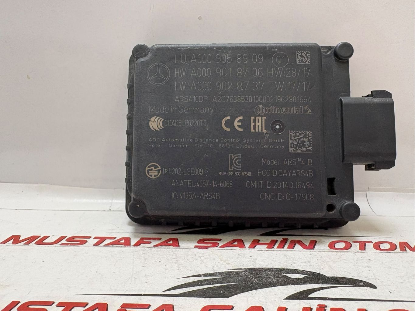 Mercedes E Serisi W213 W217 W222 W238 W257 W290  Radar Beyni A0009058909